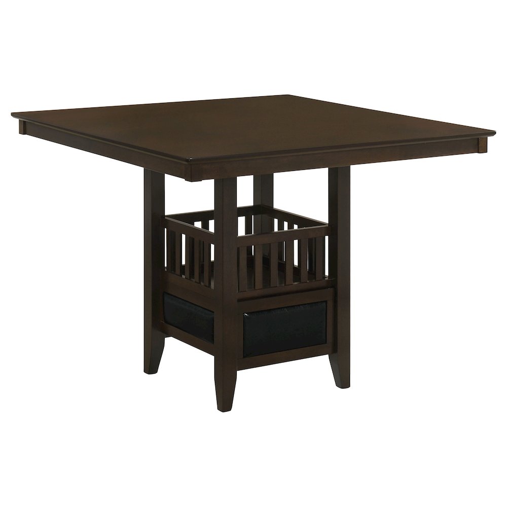 Jaden Square 47-inch Counter Height Dining Table Espresso. Picture 2