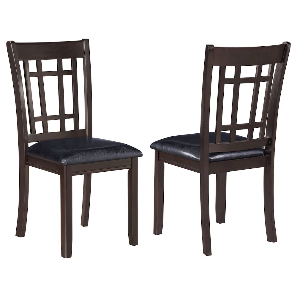 Lavon Wood Dining Side Chair Espresso (Set of 2). Picture 2