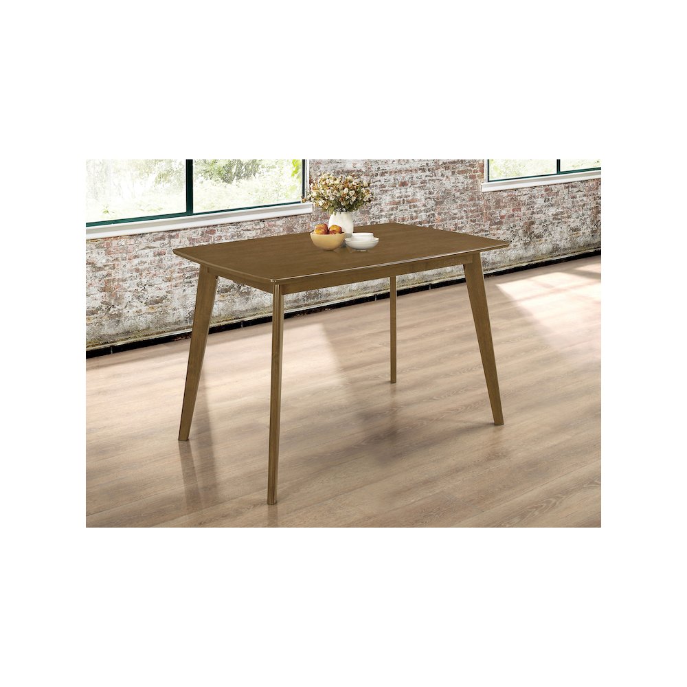 Kersey Rectangular 47-inch Wood Dining Table Chestnut. Picture 6