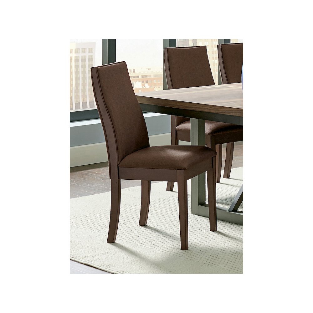Spring Creek Upholstered Dining Chair Chocolate (Set of 2). Picture 5
