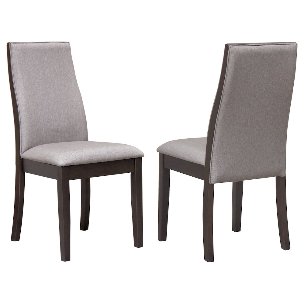 Spring Creek Upholstered Dining Chair Taupe (Set of 2). Picture 2