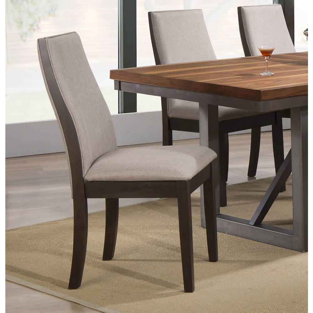 Spring Creek Upholstered Dining Chair Taupe (Set of 2). Picture 8