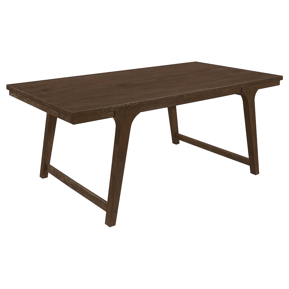 Reynolds Rectangular 79-inch Wood Dining Table Brown Oak. Picture 2