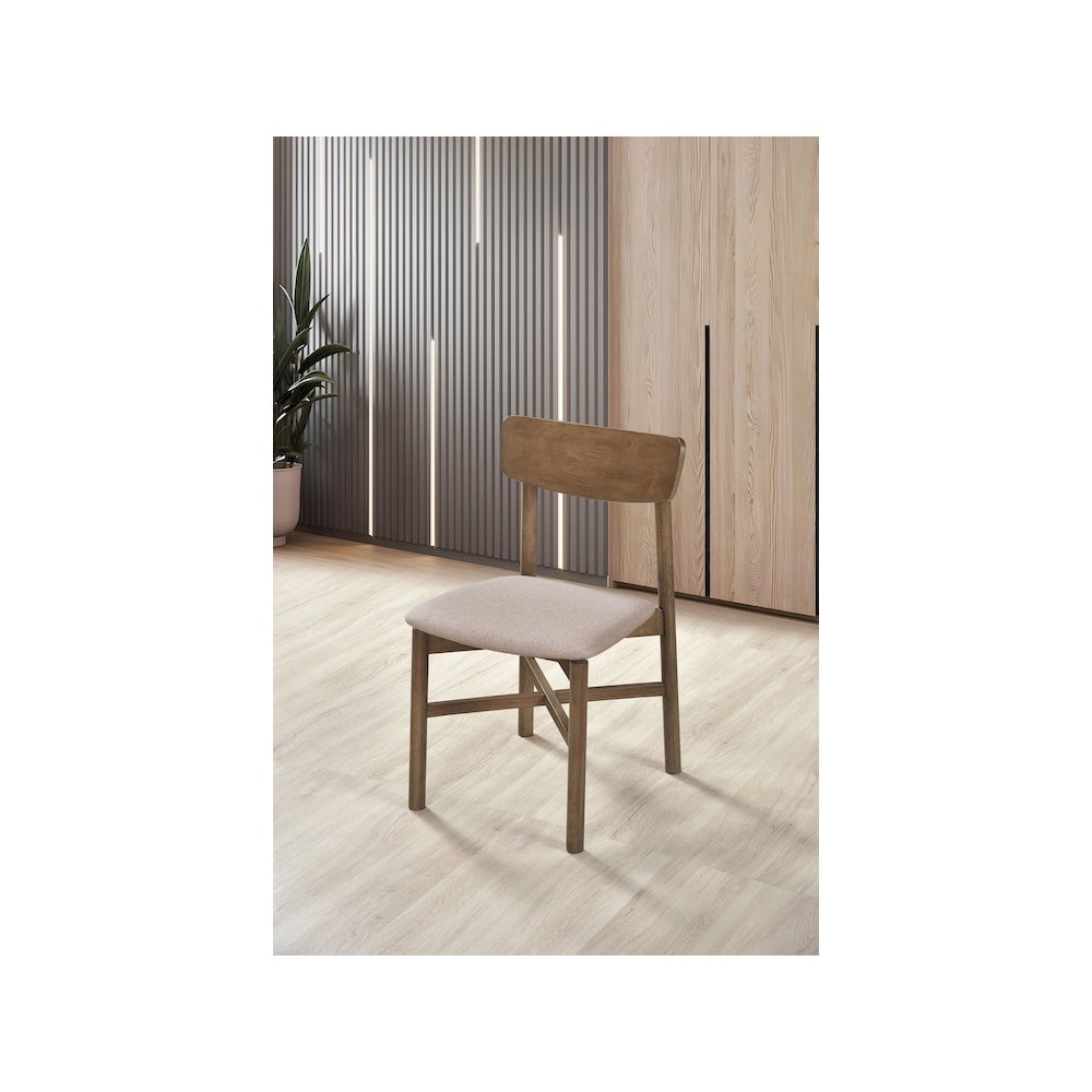 Parkridge Dining Side Chair Natural Walnut (Set of 2). Picture 11