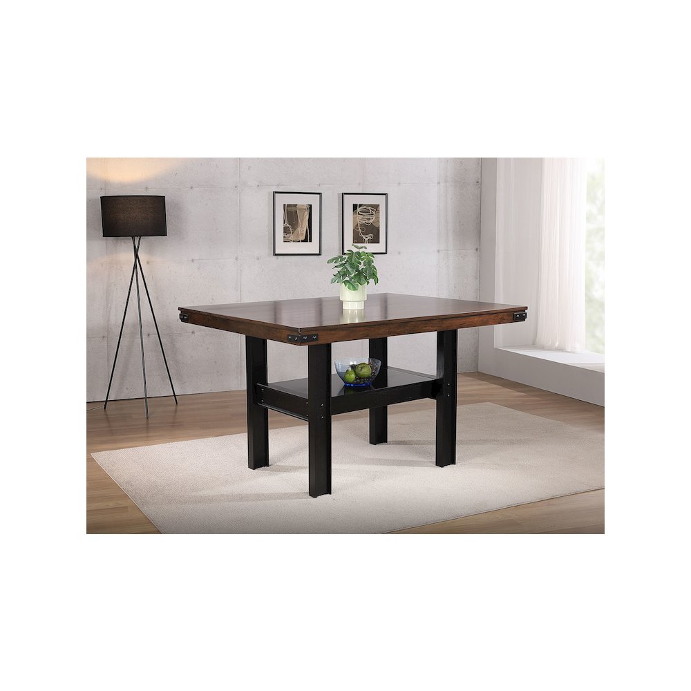 Patterson 60-inch Counter Height Dining Table Mango Oak. Picture 6