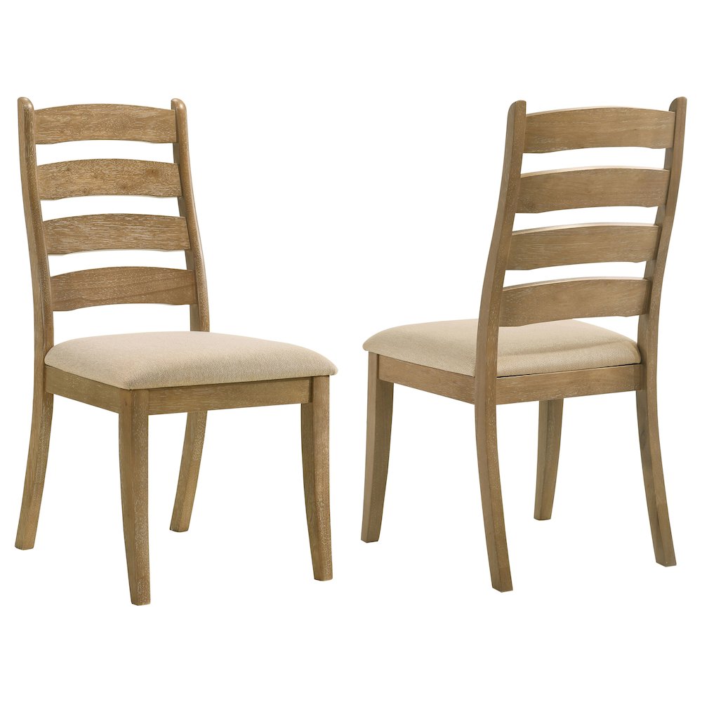 Danvers Wood Dining Side Chair Brown Oak (Set of 2). Picture 2