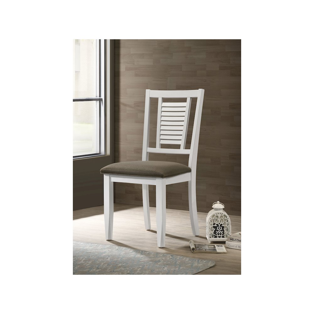 Appleton Wood Dining Side Chair Distressed White (Set of 2). Picture 11