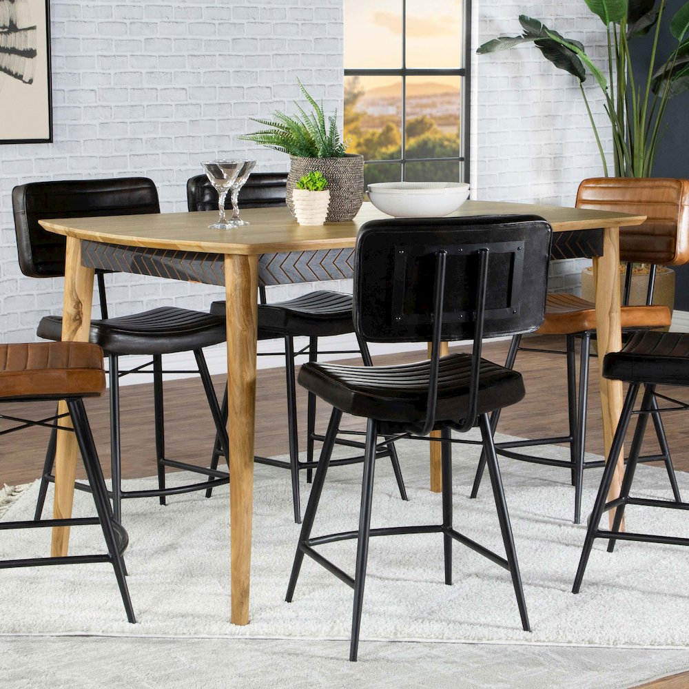 Partridge 60-inch Counter Height Dining Table Sheesham. Picture 8