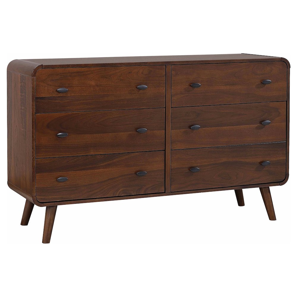 Robyn 6-drawer Dresser Dark Walnut. Picture 2