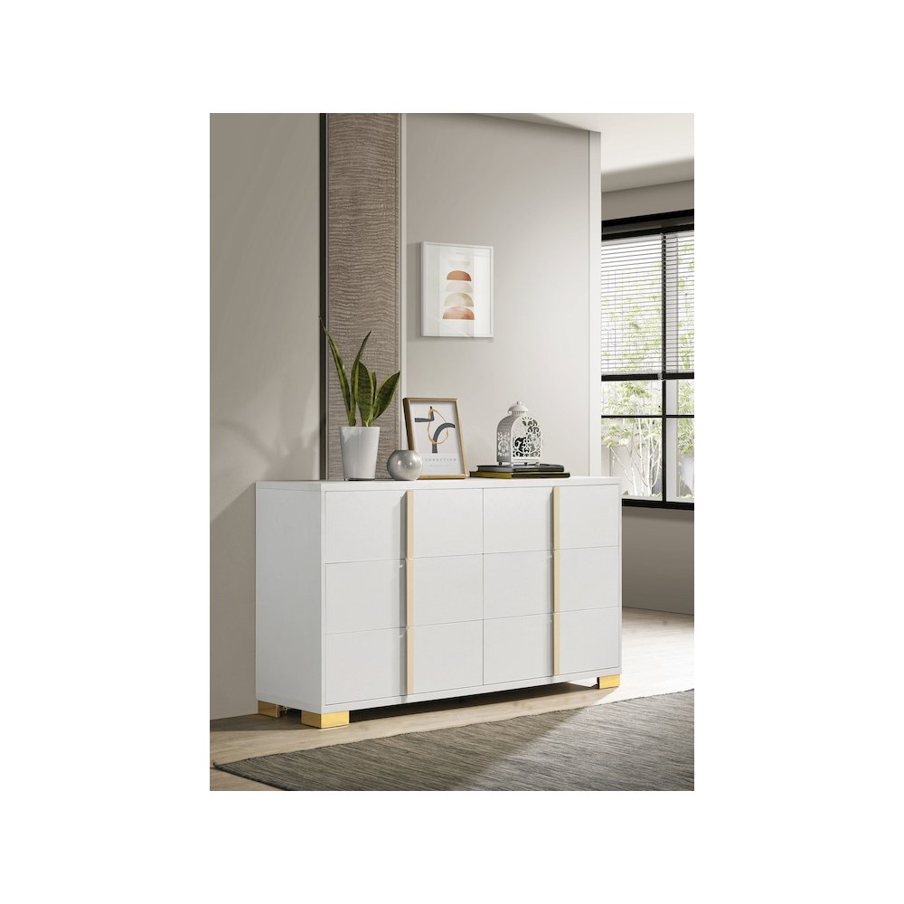 Marceline 6-drawer Dresser White. Picture 11