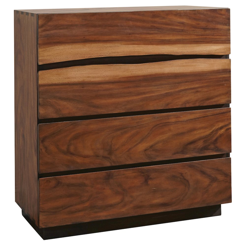 Winslow 4-drawer Bedroom Chest Smokey Walnut. Picture 2