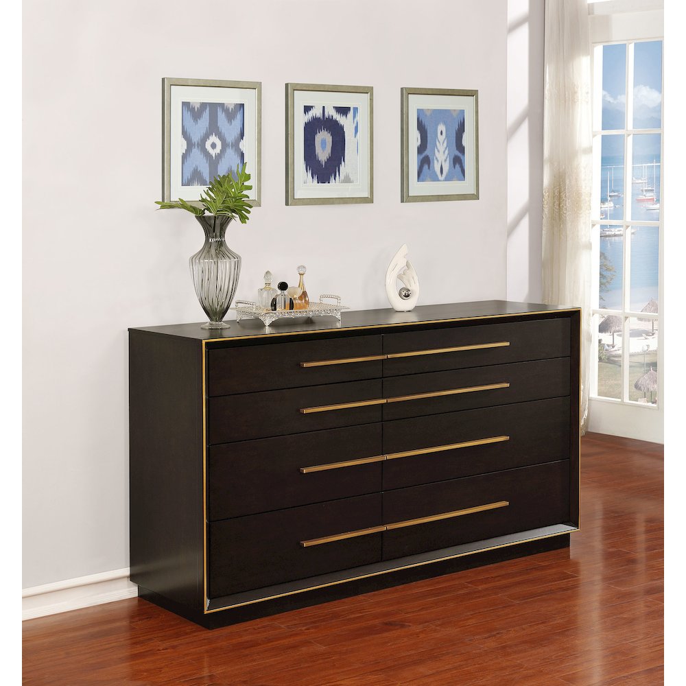 Durango 8-drawer Dresser Smoked Peppercorn. Picture 11
