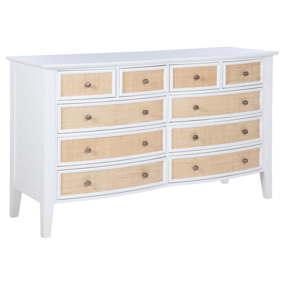 Bexhill 10-drawer Dresser Cabinet White. Picture 2