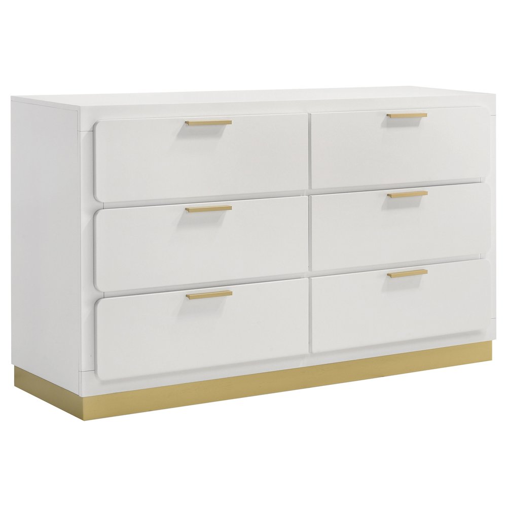 Caraway 6-drawer Dresser White. Picture 2
