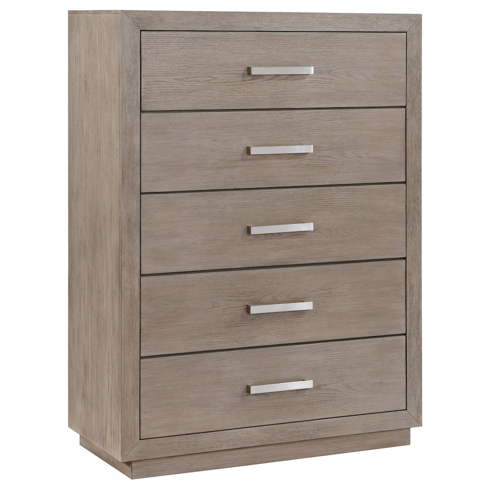 Kenora 5-drawer Bedroom Chest Barley Brown. Picture 2