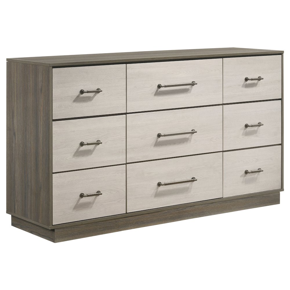 Fenwick 9-drawer Dresser Grey Oak. Picture 2