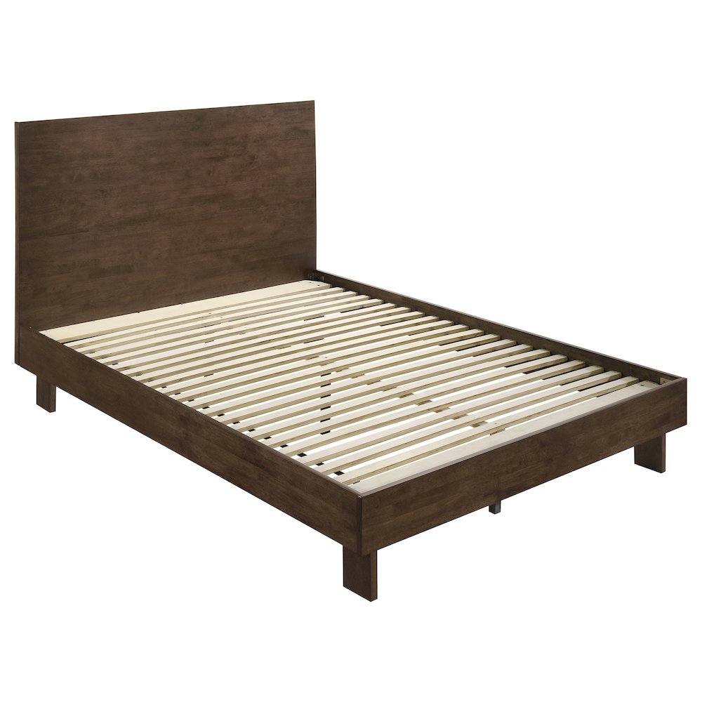 Glenwood 48-inch Queen Platform Panel Bed Warm Brown. Picture 2
