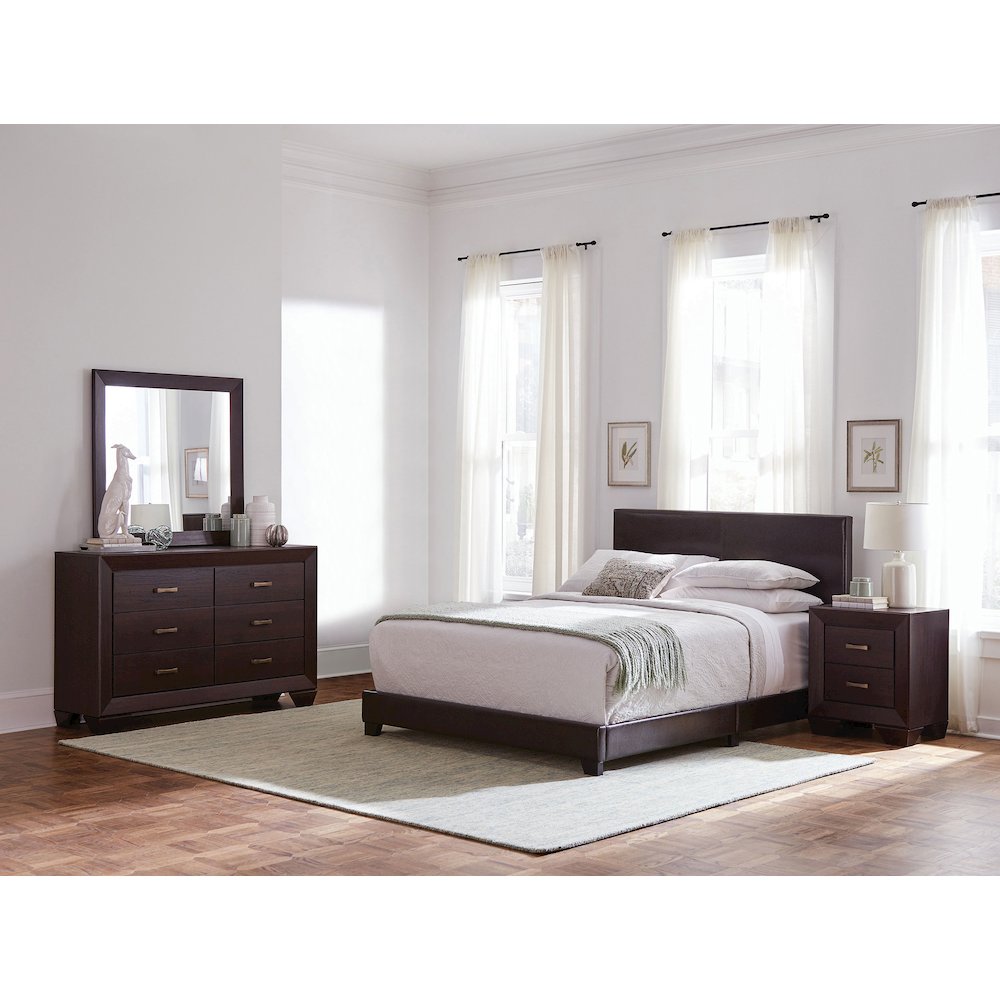 Dorian 4-piece Twin Bedroom Set Dark Cocoa. Picture 12