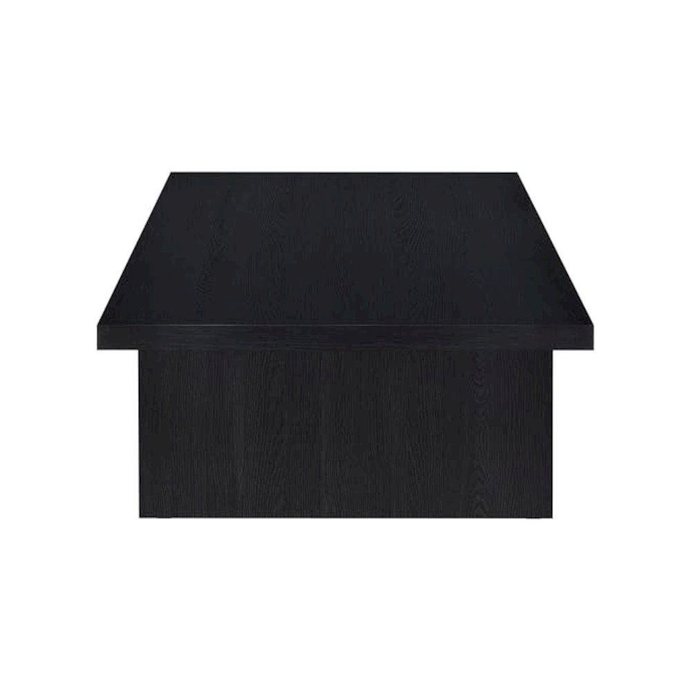 Max 2-piece Rectangular Coffee and End Table Set Black. Picture 13