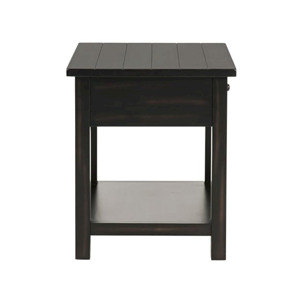 Payne 2-piece Coffee and 1-drawer End Table Set Java. Picture 5