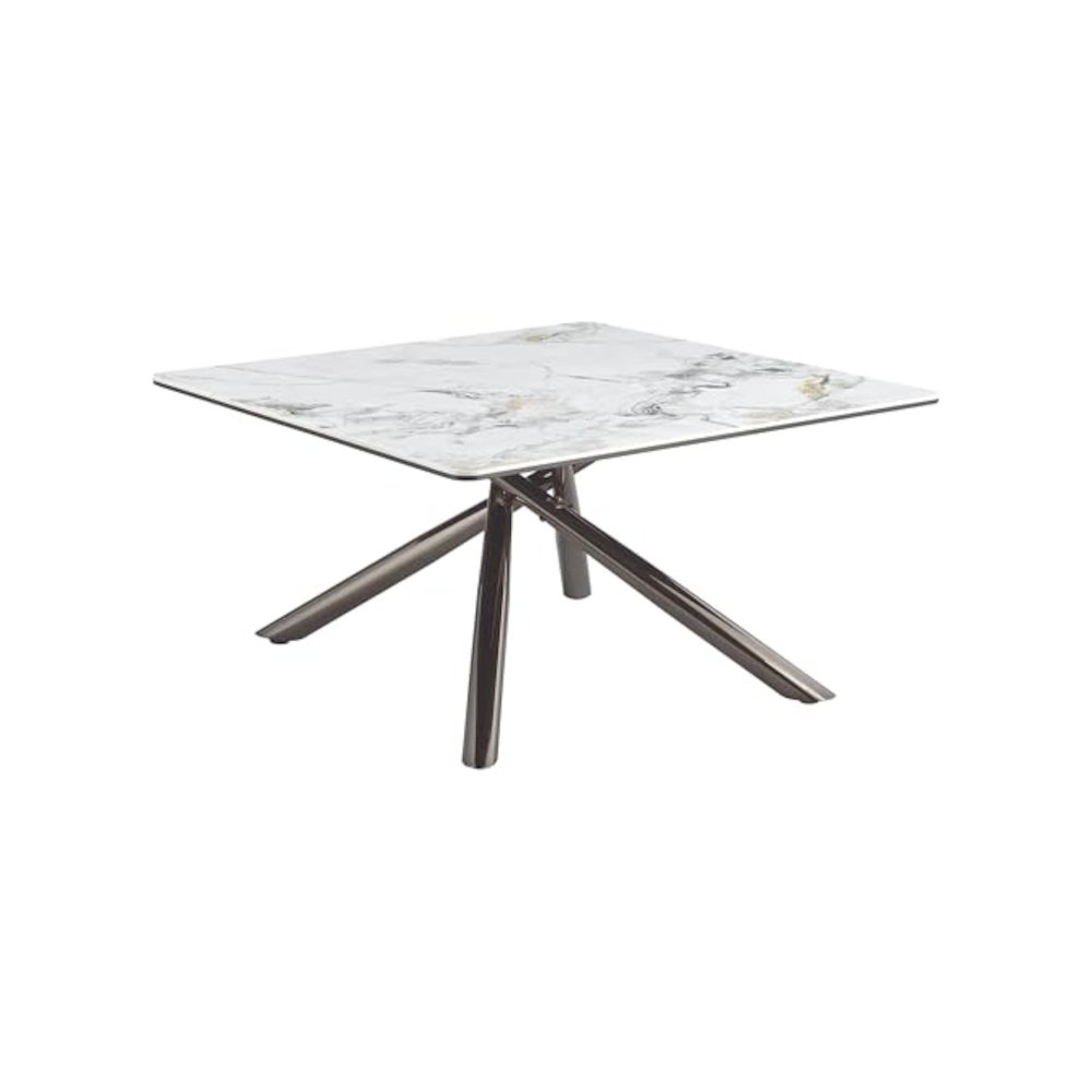 Carvell 3-piece Square Coffee and End Table Set Mirage White. Picture 6