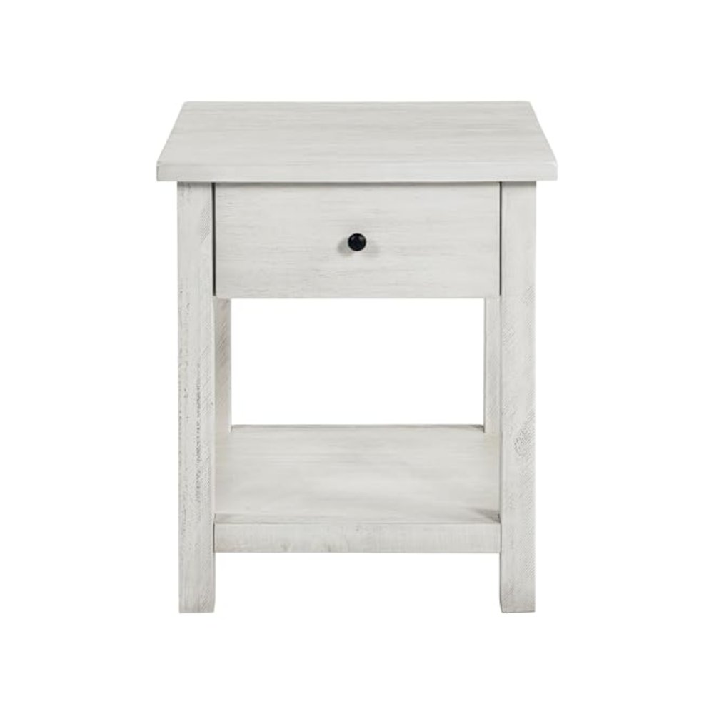 Payne 3-piece Coffee and 1-drawer End Table Set White. Picture 4