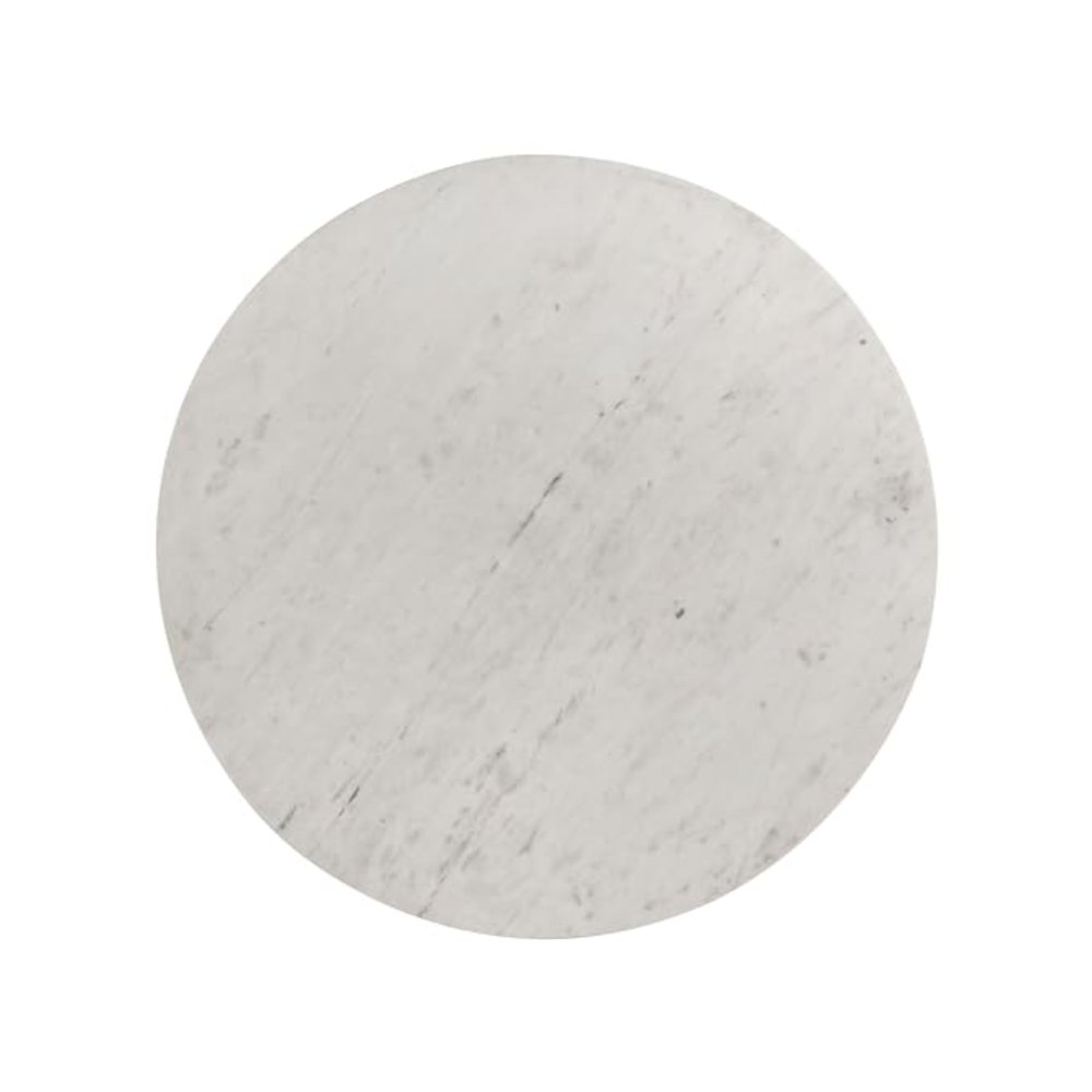 Astoria 2-piece Marble Coffee and End Table Set White. Picture 7