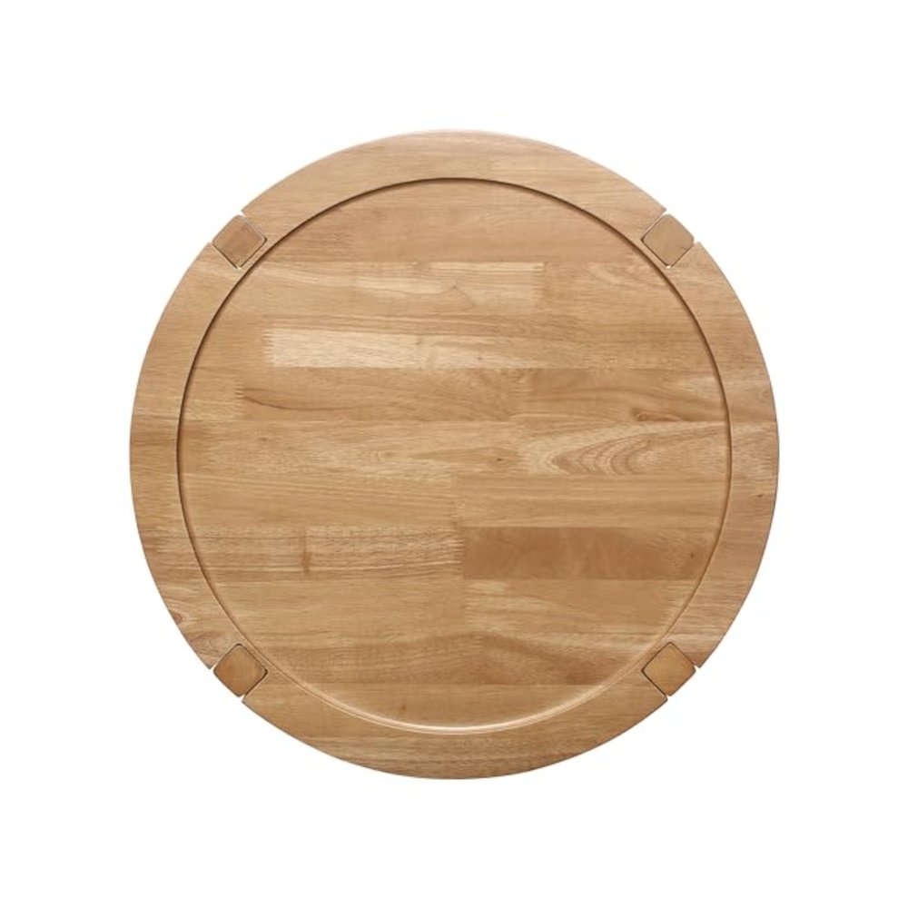 Camillo 3-piece Round Coffee and End Table Set Maple. Picture 7