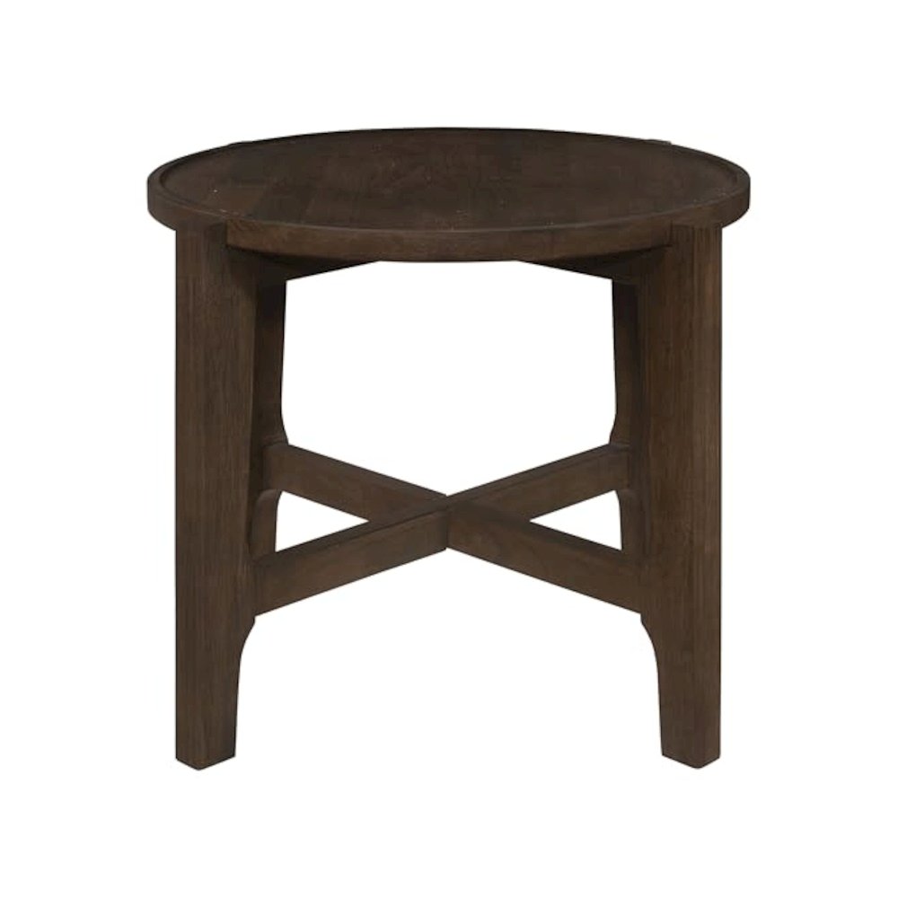 Cota 3-piece Solid Wood Coffee and End Table Set Dark Brown. Picture 4
