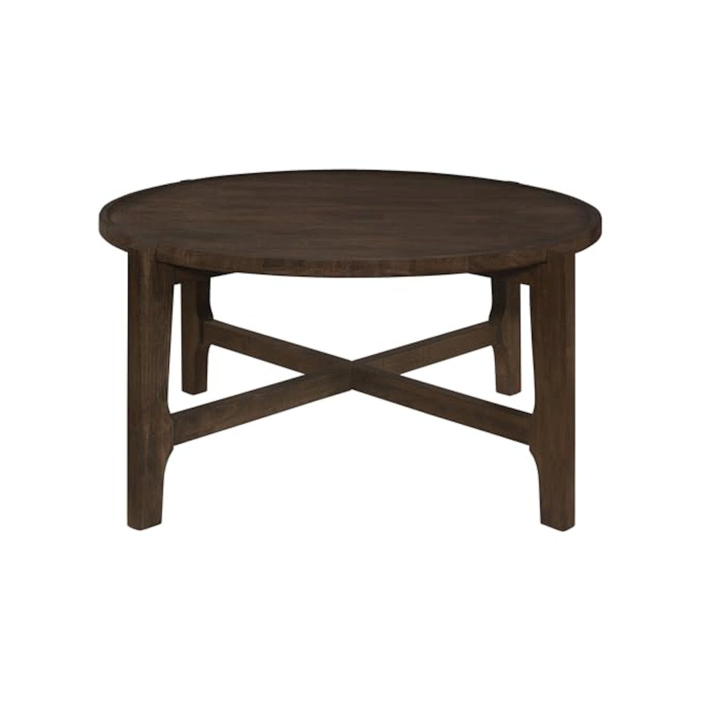 Cota 3-piece Solid Wood Coffee and End Table Set Dark Brown. Picture 7