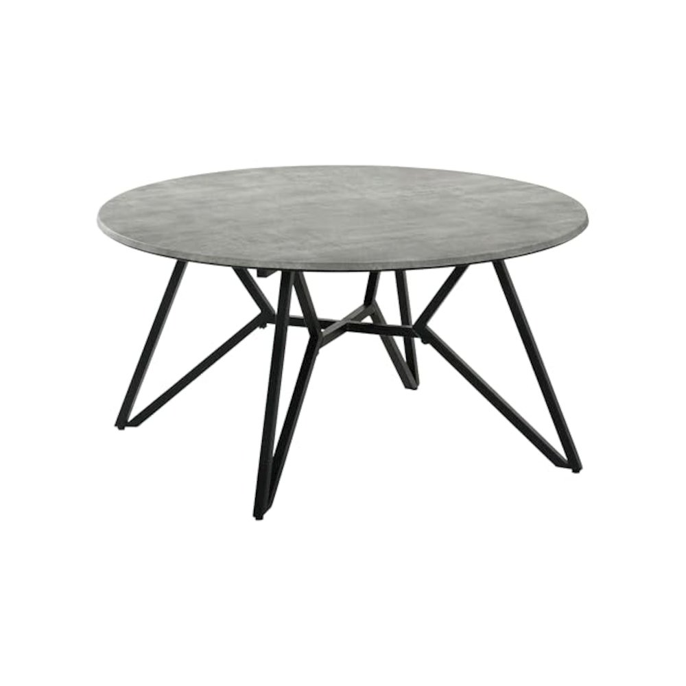 Hadi 3-piece Round SmartTop Coffee and End Table Set Cement. Picture 7