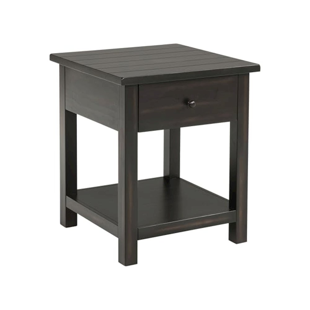 Payne 2-piece Coffee and 1-drawer End Table Set Java. Picture 3