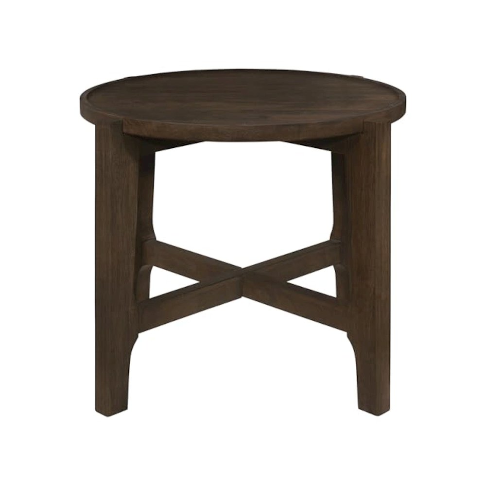 Cota 3-piece Solid Wood Coffee and End Table Set Dark Brown. Picture 3