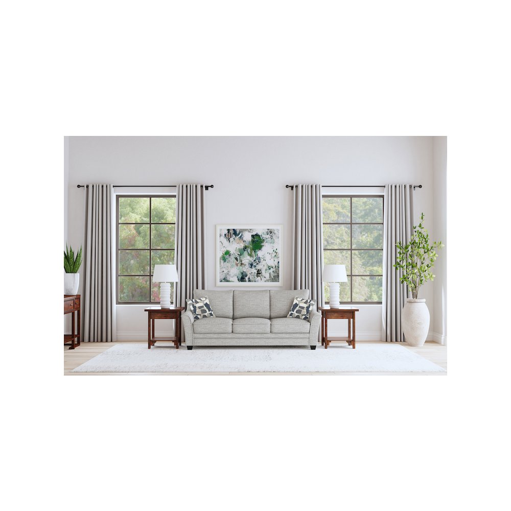 Tomkins Boucle Upholstered Sofa Light Grey. Picture 10