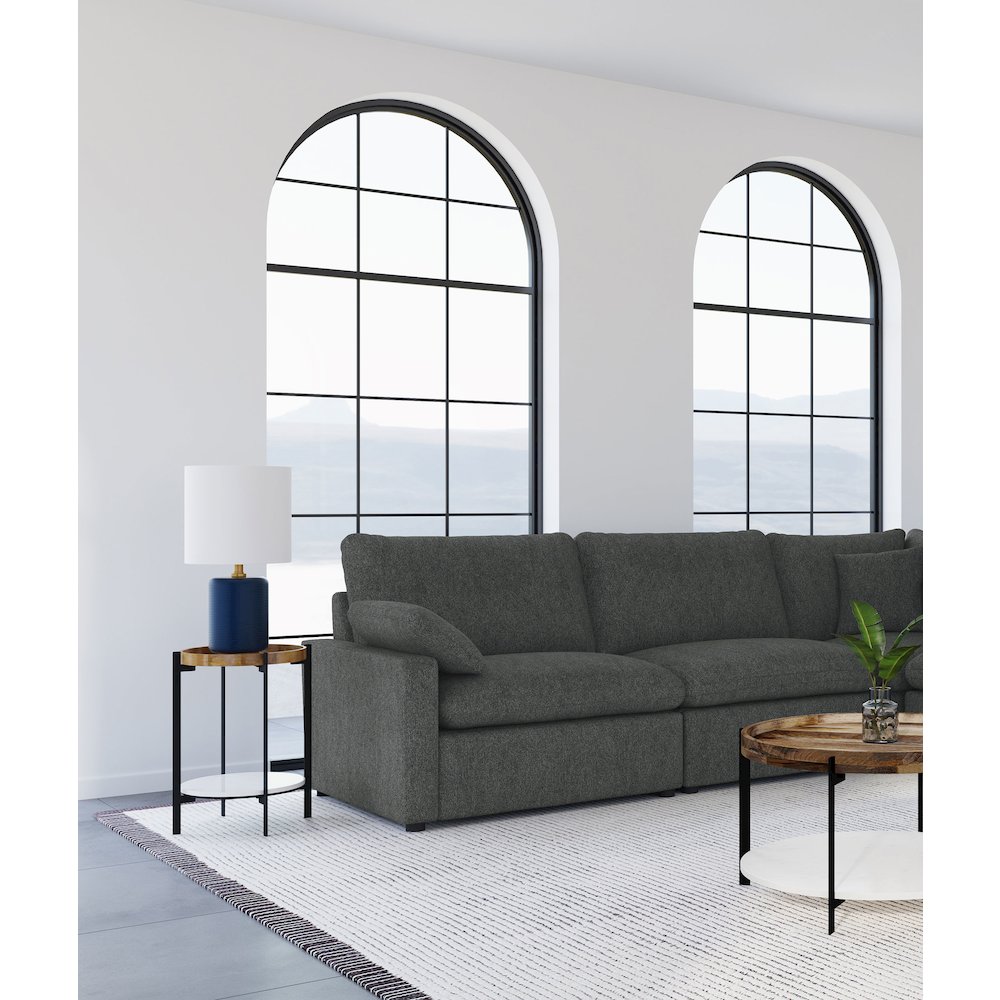 Collins Modular LAF Power Recliner Dark Grey. Picture 11