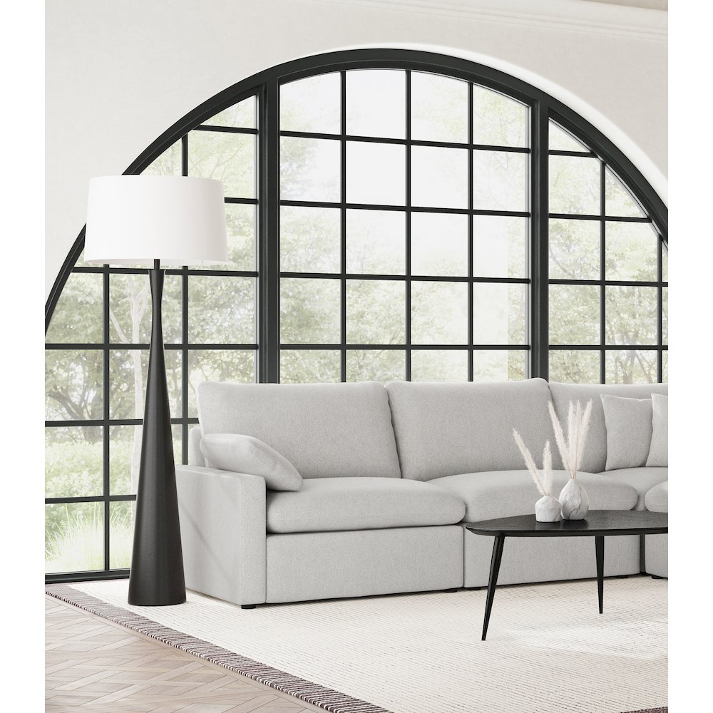 Collins Modular Power Armless Recliner Grey. Picture 11