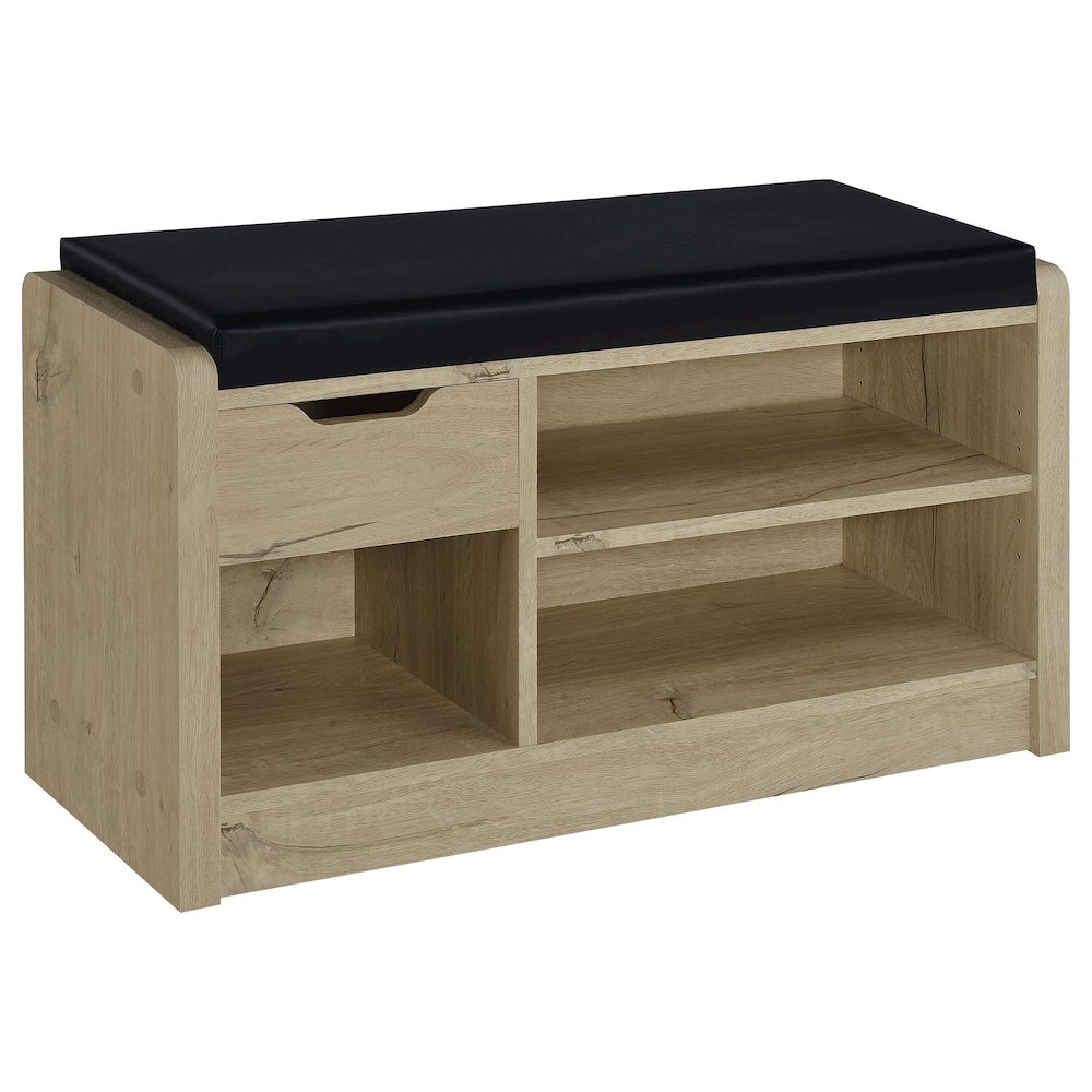 Arrington Storage Bench White Oak. Picture 2