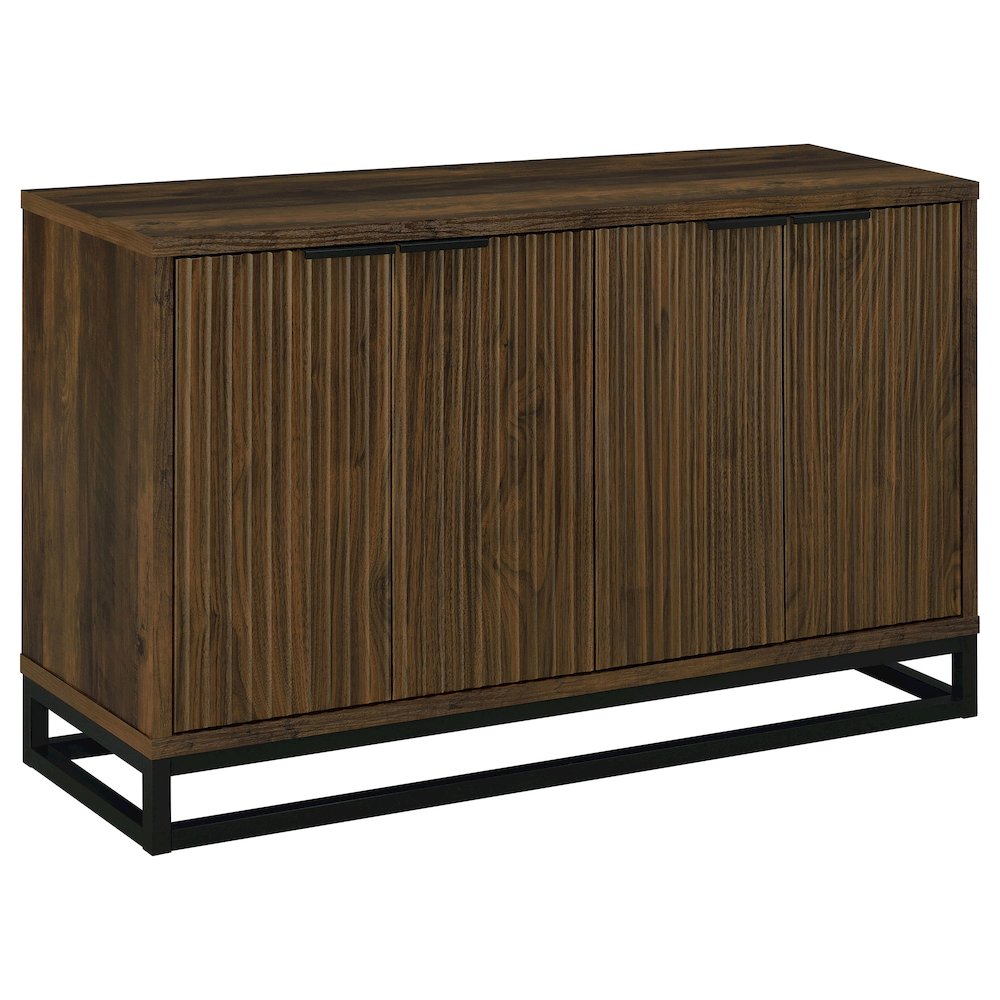 Ryatt 4-door Engineered Wood Accent Cabinet Dark Pine. Picture 2