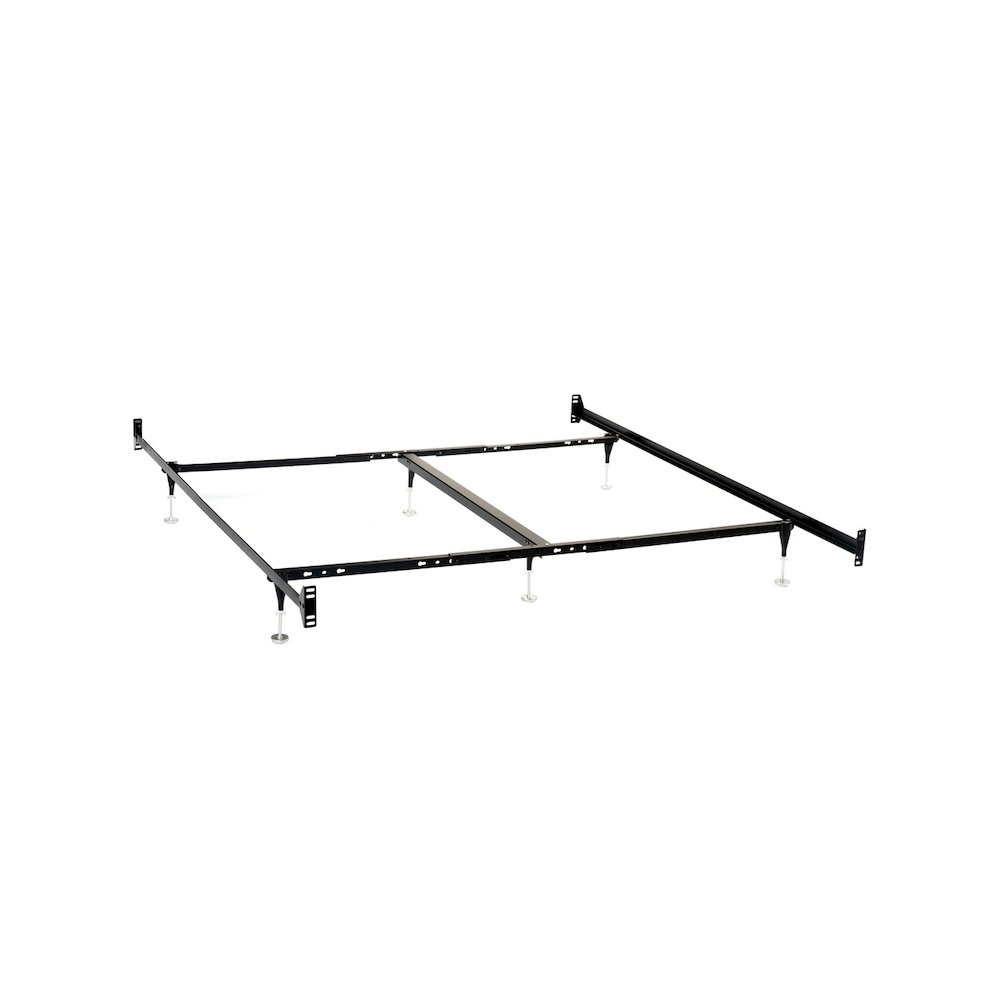 Esme California King Bed Frame Black (Headboard & Footboard). Picture 2