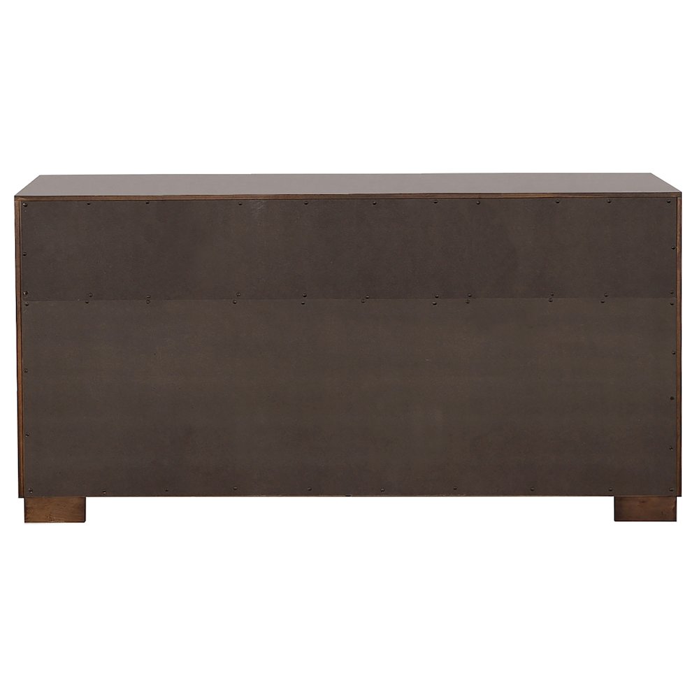 Jessica 4-piece Queen LED Bedroom Set Cappuccino. Picture 8