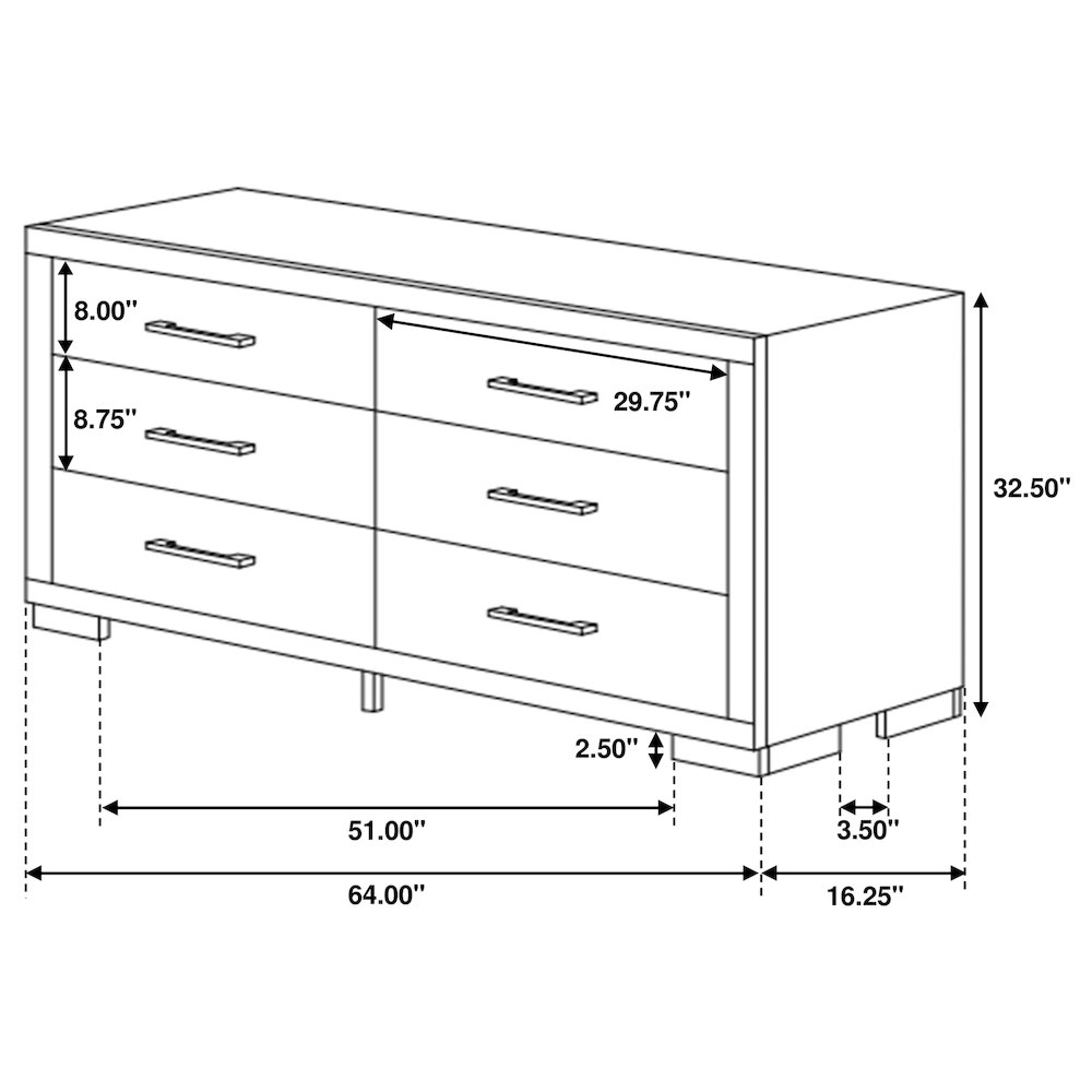 Jessica 4-piece Queen LED Bedroom Set Cappuccino. Picture 15
