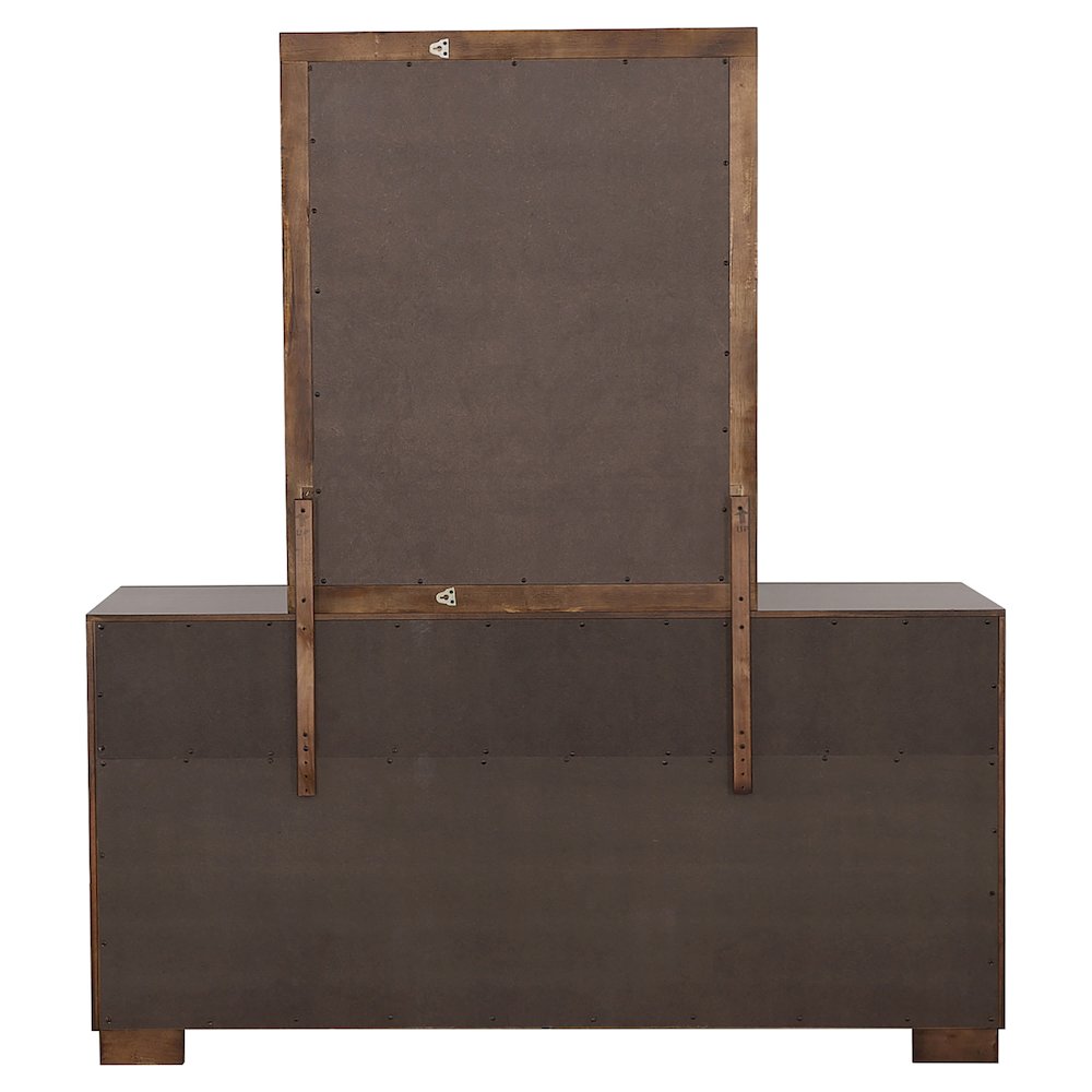 Jessica 6-drawer Dresser with Mirror Cappuccino. Picture 6