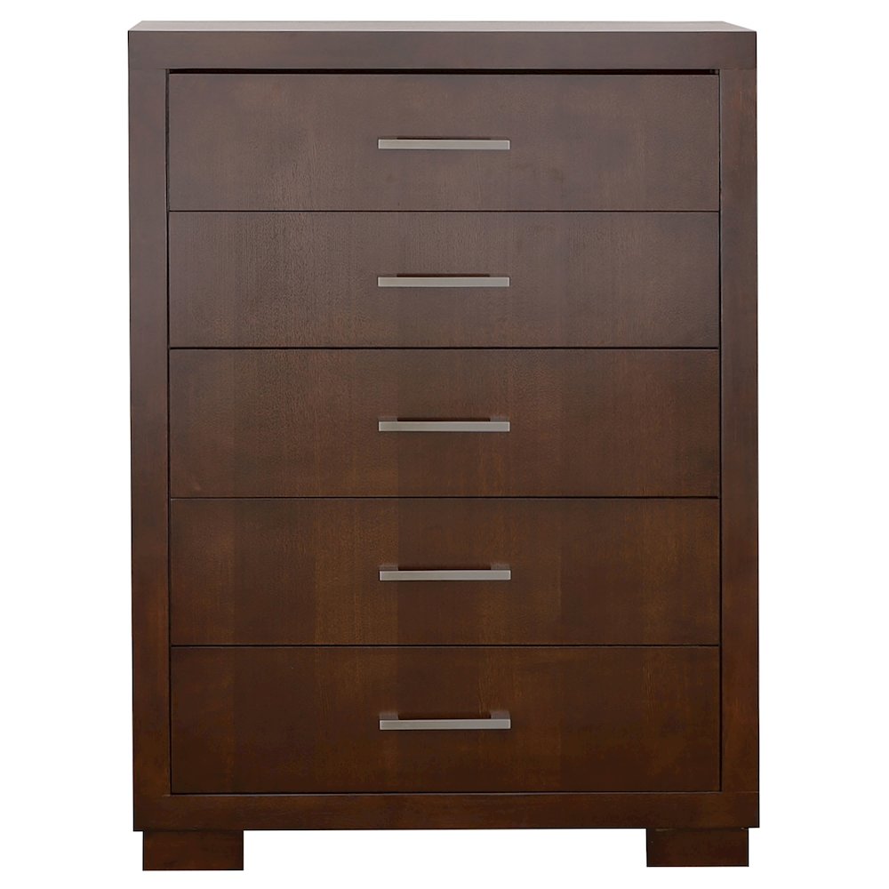 Jessica 5-drawer Bedroom Chest Cappuccino. Picture 3