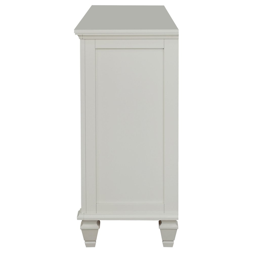 Sandy Beach 11-drawer Dresser Cream White. Picture 5