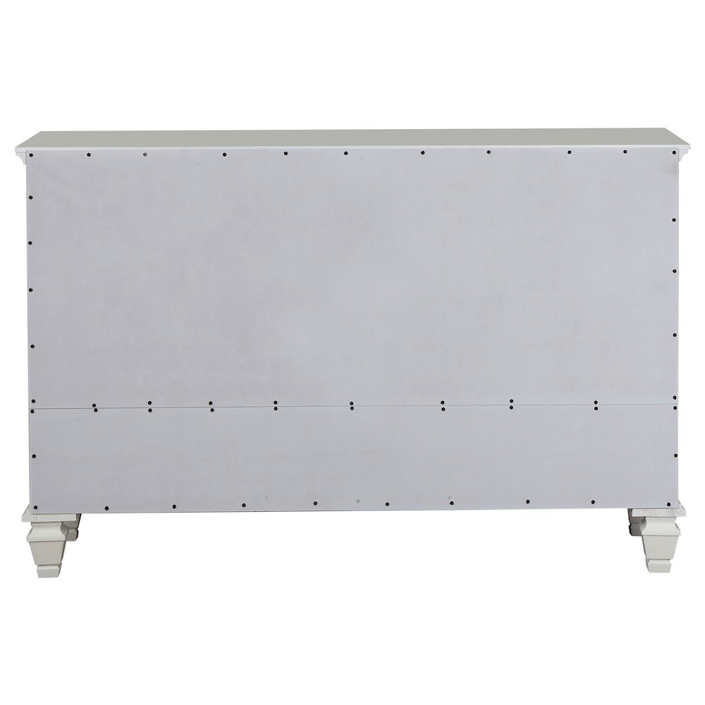 Sandy Beach 11-drawer Dresser Cream White. Picture 7