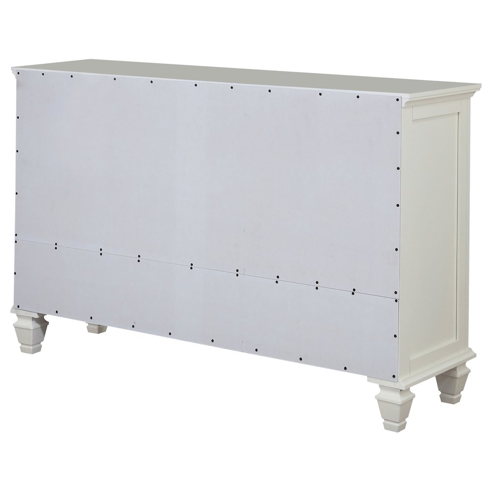 Sandy Beach 11-drawer Dresser Cream White. Picture 8