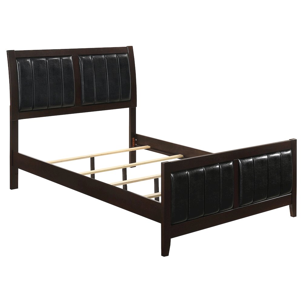 Carlton 5-piece Queen Bedroom Set Cappuccino. Picture 2