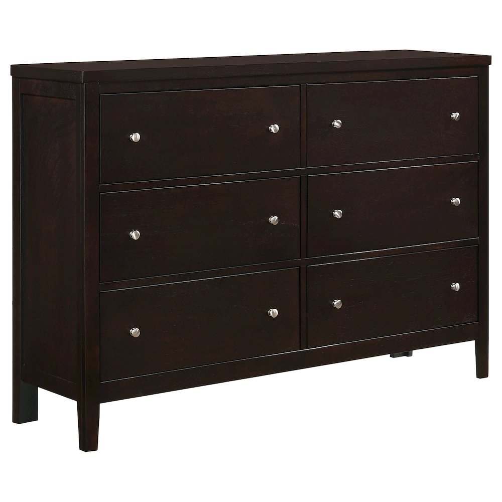 Carlton 5-piece Queen Bedroom Set Cappuccino. Picture 7