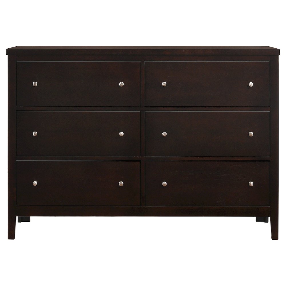 Carlton 5-piece Queen Bedroom Set Cappuccino. Picture 8