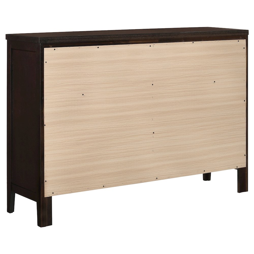 Carlton 5-piece Queen Bedroom Set Cappuccino. Picture 9
